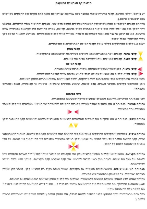 ⁦קלפי הוויות⁩ – תמונה ⁦2⁩